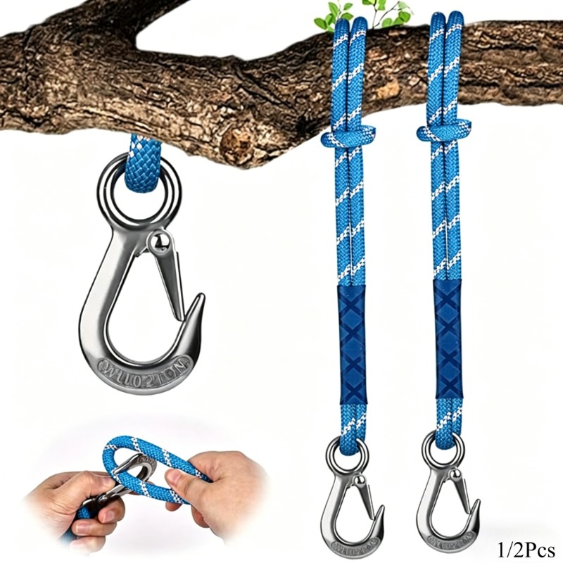 1/2 piezas de cuerda de nailon - Outdoor Camping Hammock reseña y precio