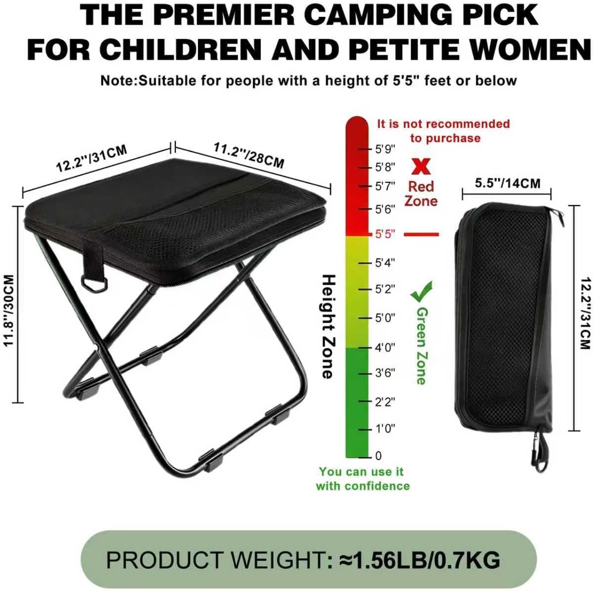 Silla Plegable Portátil para C - Outdoor Camping Loveseat reseña y precio