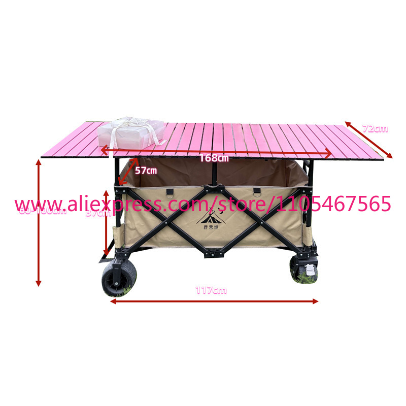 1 unidad de carrito plegable g - Outdoor Camping Trolley reseña y precio
