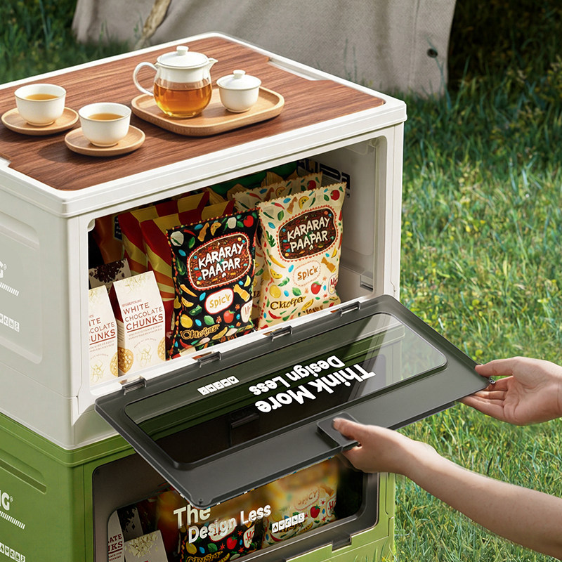 Caja de almacenamiento de gran - Outdoor Camping Bin reseña y precio