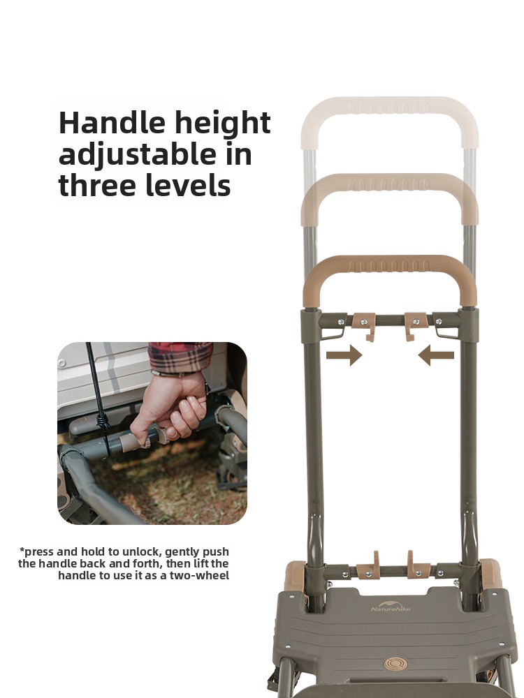 Carrito Plegable 2 en 1 Nature - Outdoor Camping Trolley reseña y precio