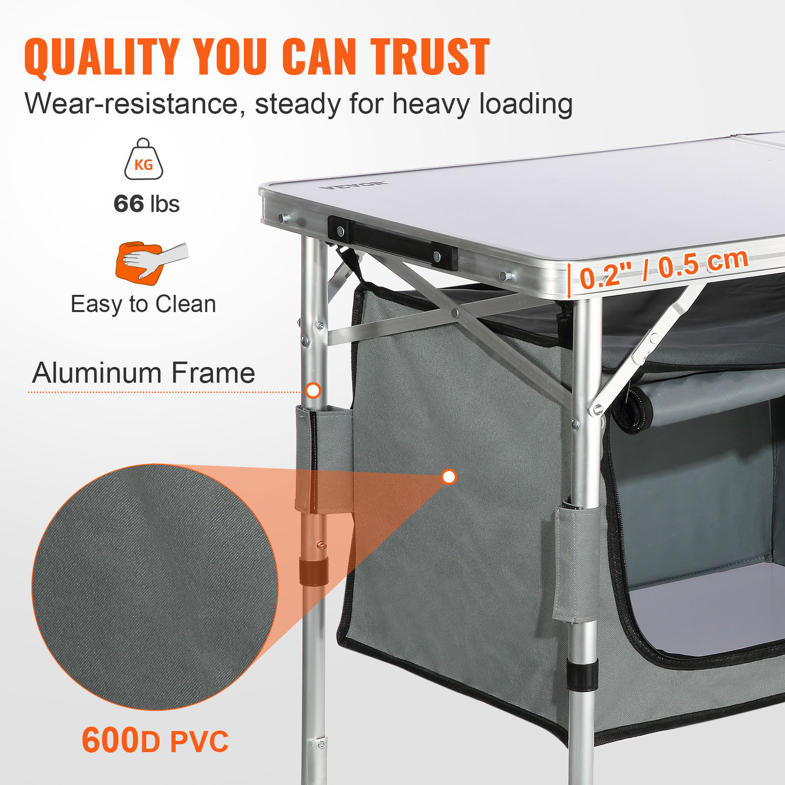 Mesa de Cocina Plegable SucceB - Outdoor Camping Kitchen Setup reseña y precio