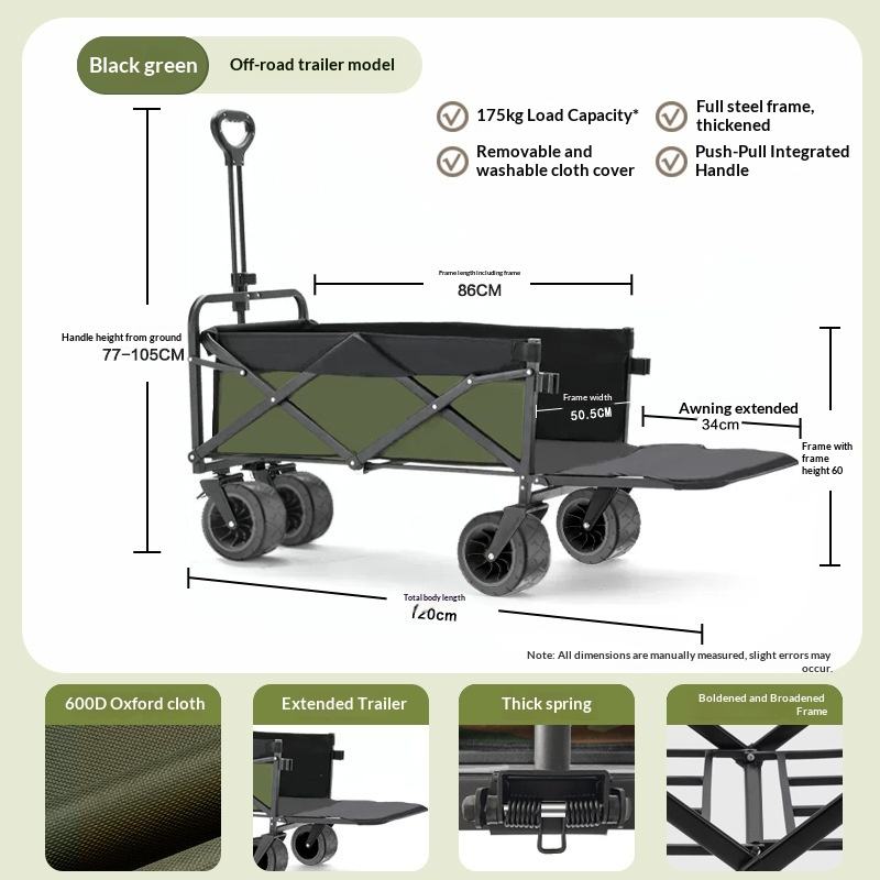 Carrito de Plataforma Plegable - Outdoor Camping Trolley reseña y precio