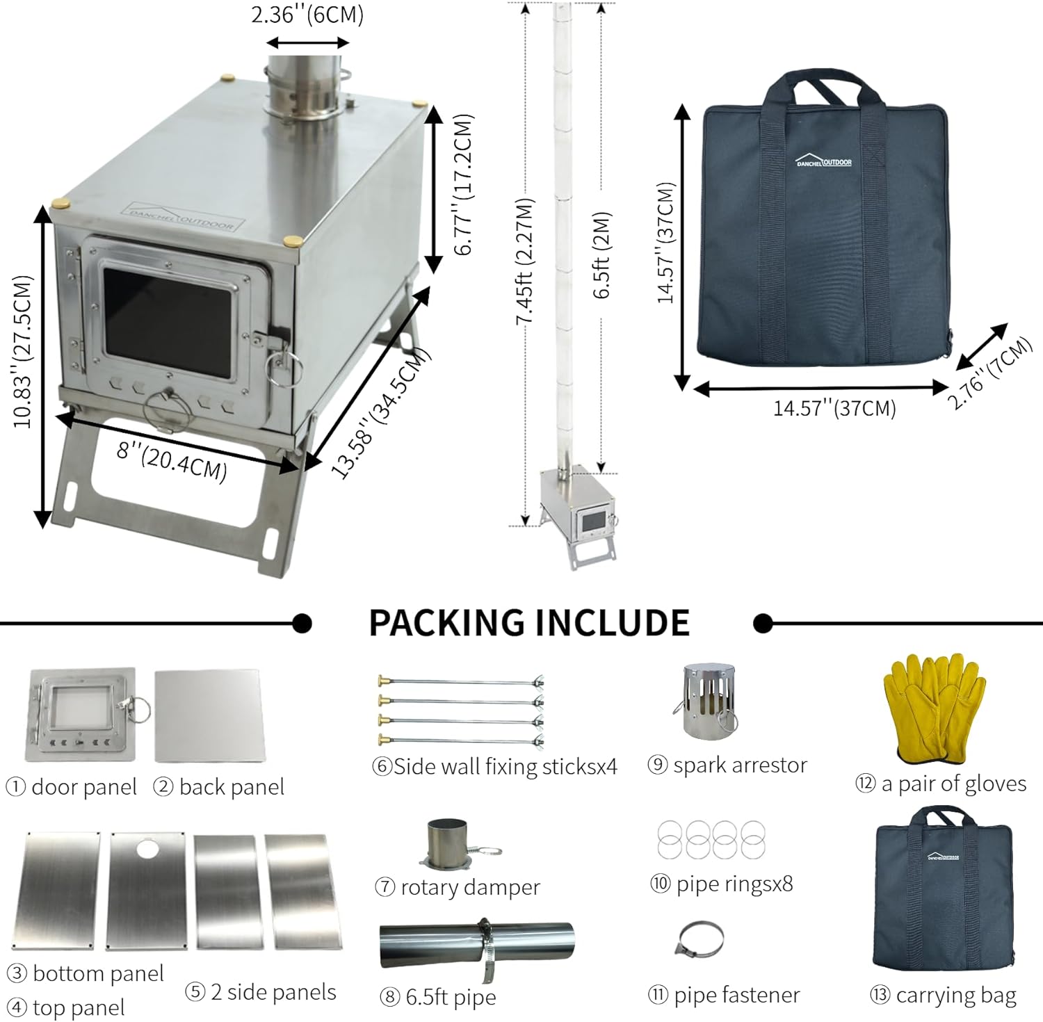 [Nuevo] Estufa de Acero Inoxid - Outdoor Camping Stove Wood reseña y precio