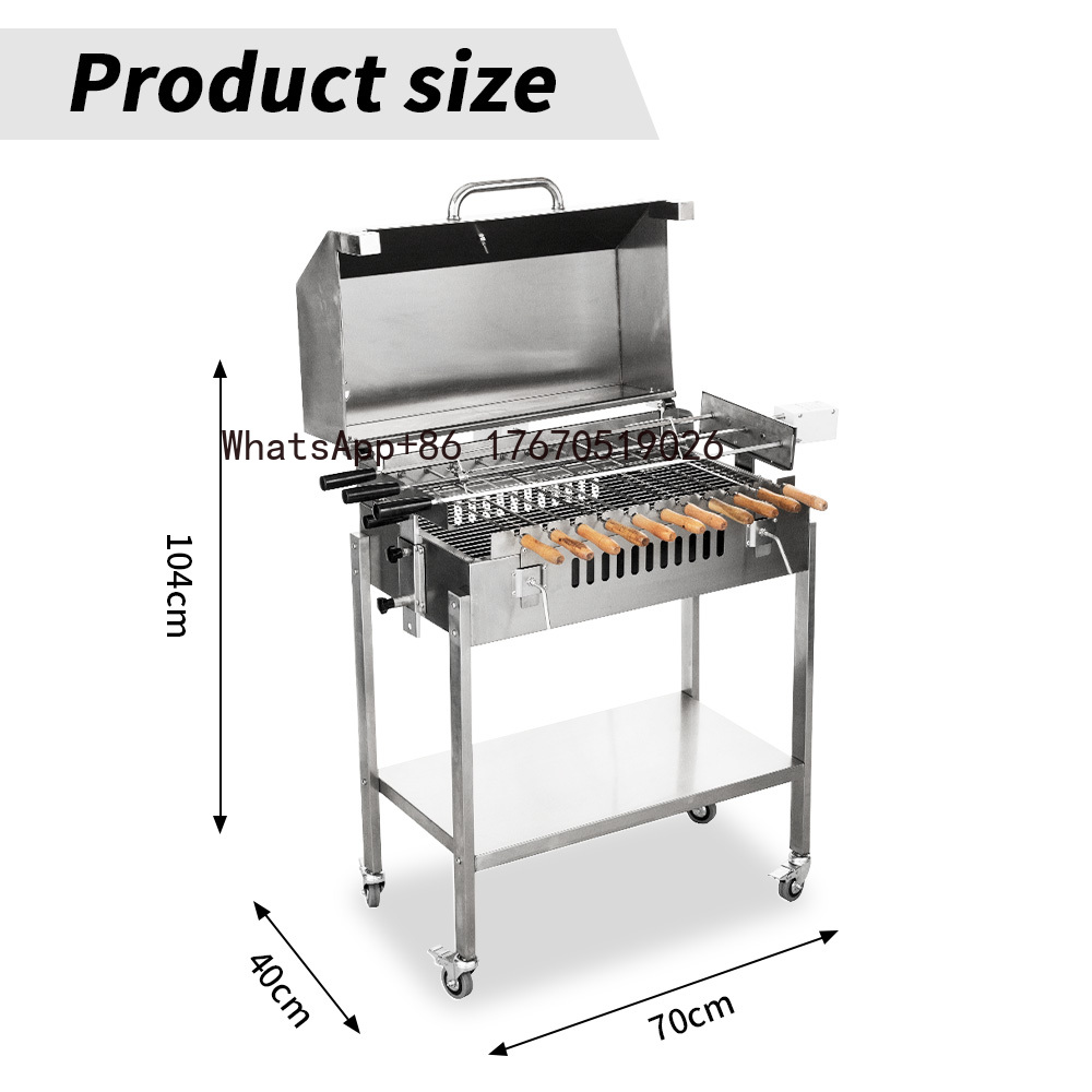 Parrilla de Carbón Moderna par - Outdoor Camping Trolley reseña y precio