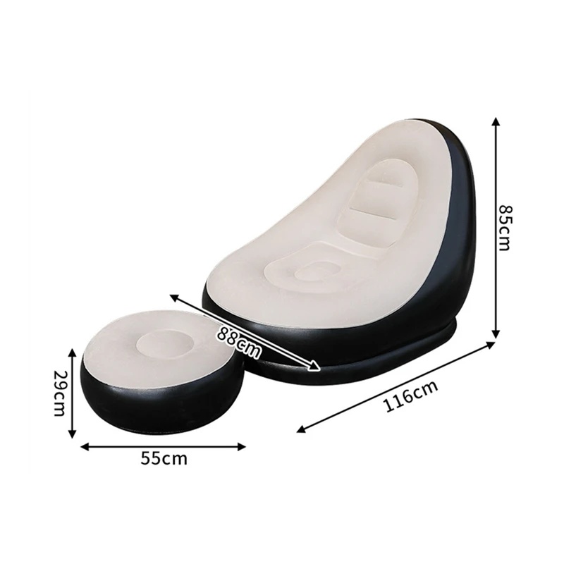 Sofás Inflables Tipo Lazy Couc - Outdoor Camping Recliner reseña y precio