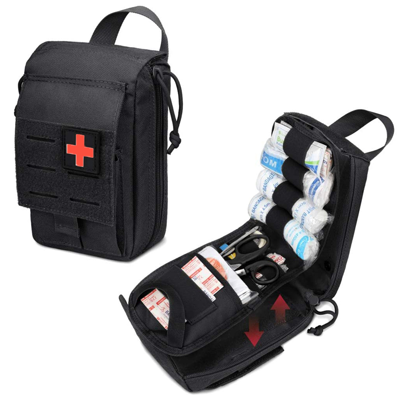 Kit de primeros auxilios tácti - First Aid Kit Camping reseña y precio