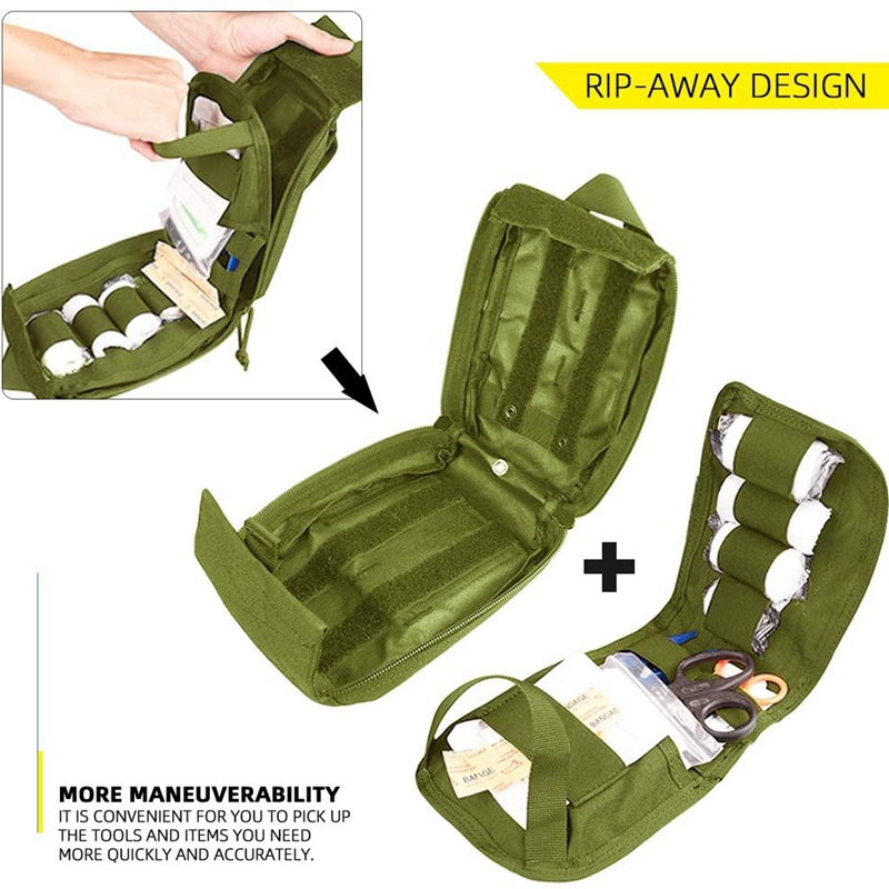 Kit de primeros auxilios tácti - First Aid Kit Camping reseña y precio