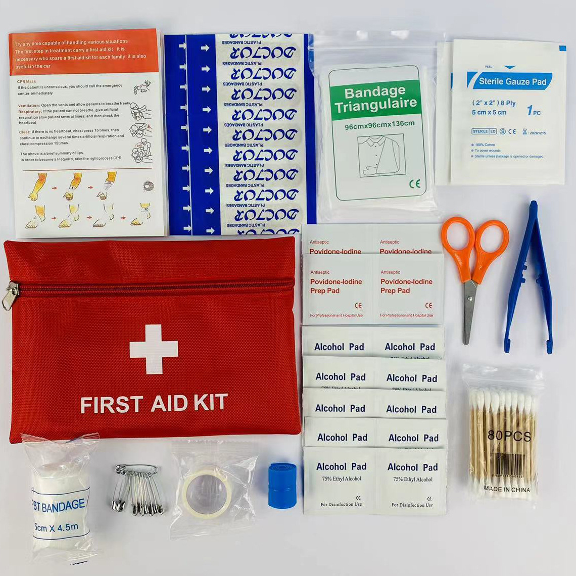 Kit de Primeros Auxilios de 14 - First Aid Kit Camping reseña y precio