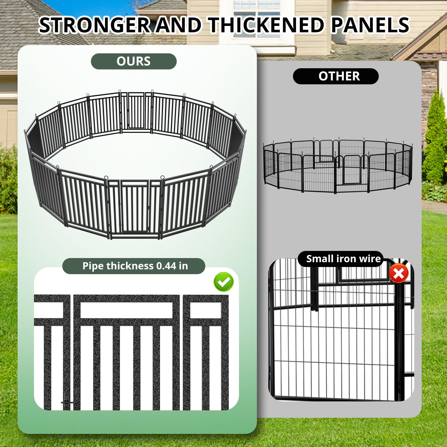 Valla para Perros Reforzada pa - Outdoor Camping Dog Fence reseña y precio