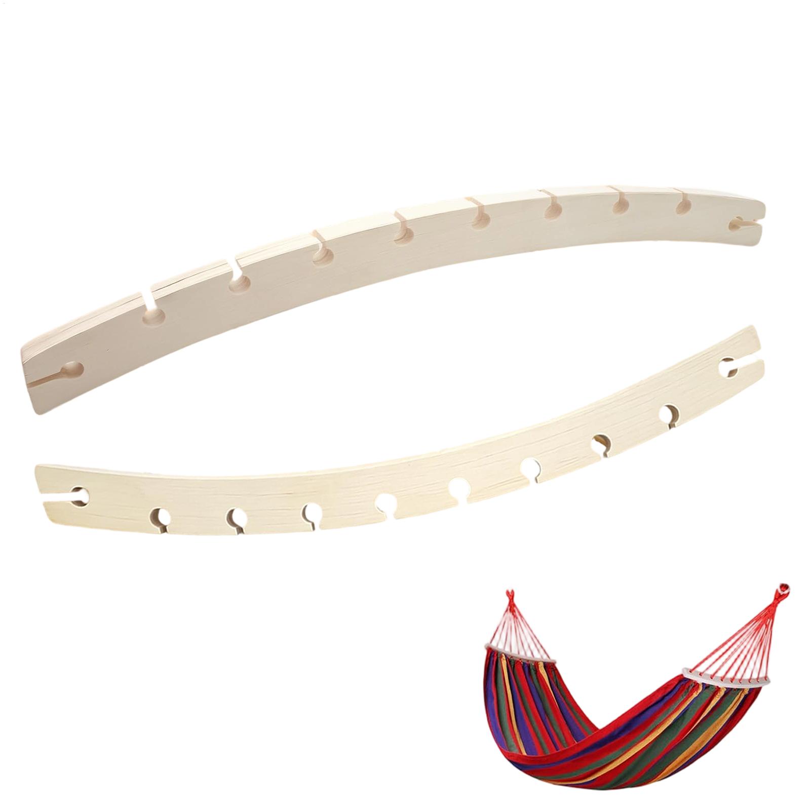 2 barras de madera de 10 orifi - Outdoor Camping Hammock reseña y precio