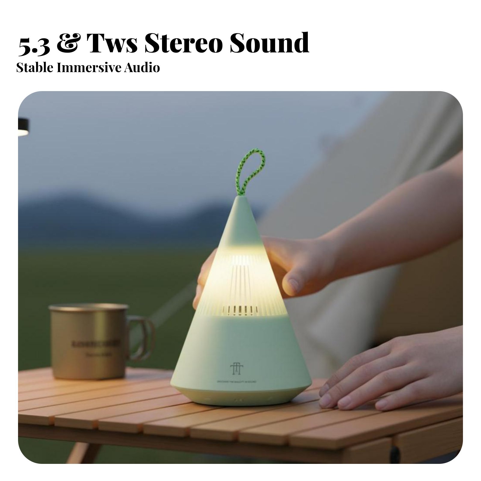 Linterna Bluetooth Sapexer Mou - Zd Outdoor Camping reseña y precio
