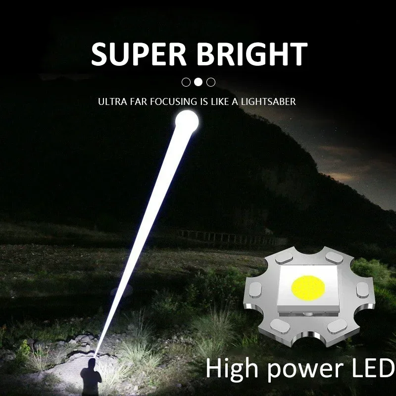 Linterna LED Potente de 900000 - Outdoor Camping Adventures reseña y precio