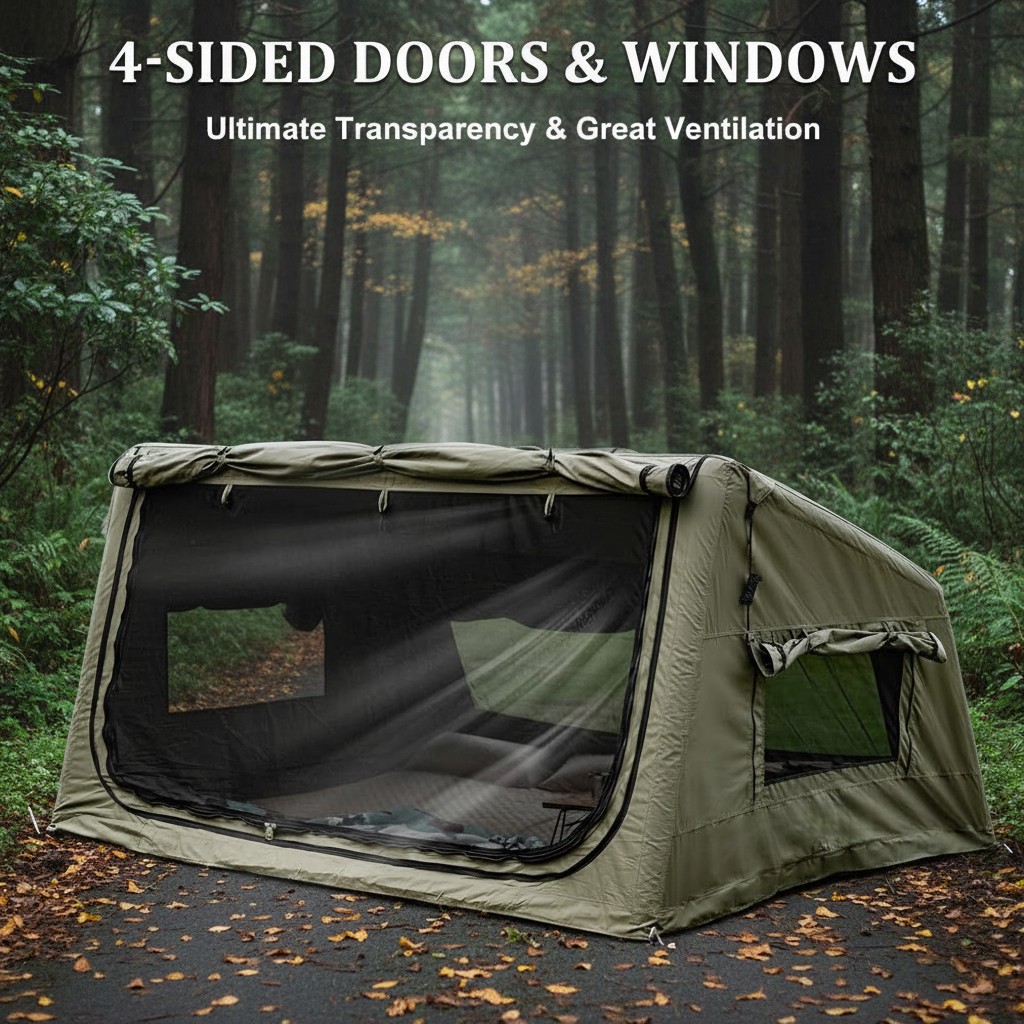 Carpa Inflable Automática para - Outdoor Camping Inflatable Tent reseña y precio
