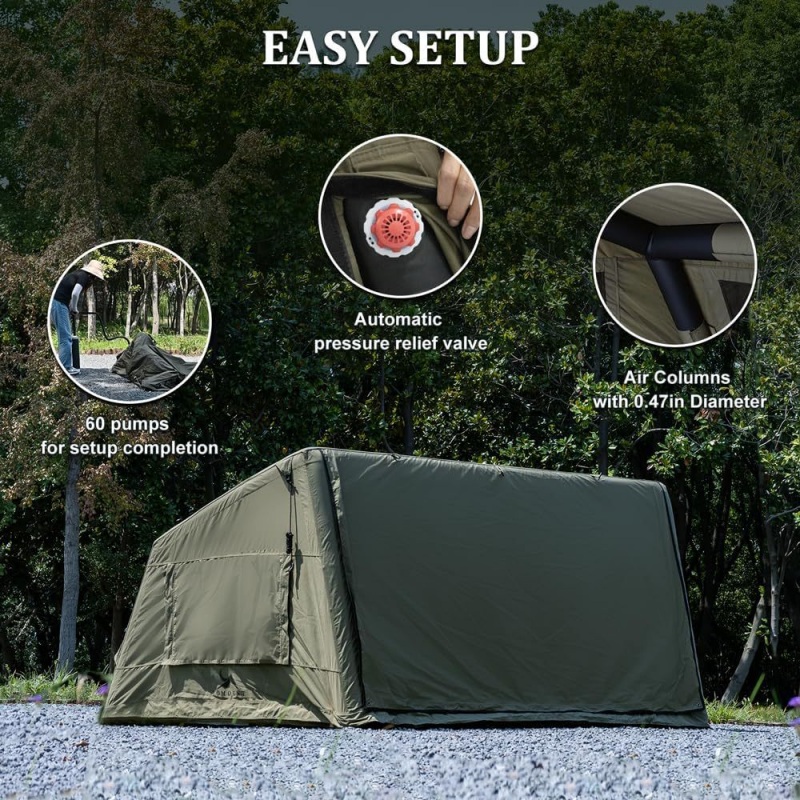 Carpa Inflable Automática para - Outdoor Camping Inflatable Tent reseña y precio