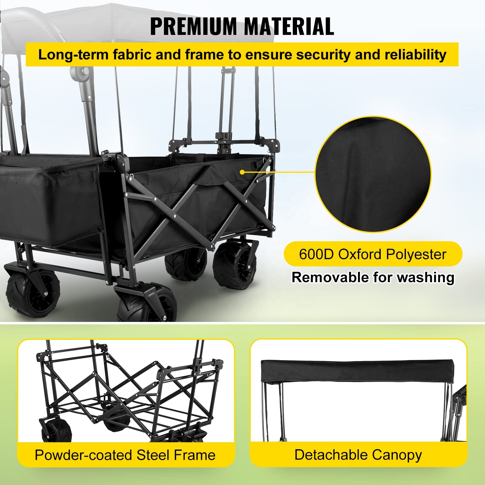 Carrito Plegable para Camping, - Outdoor Camping Trolley reseña y precio