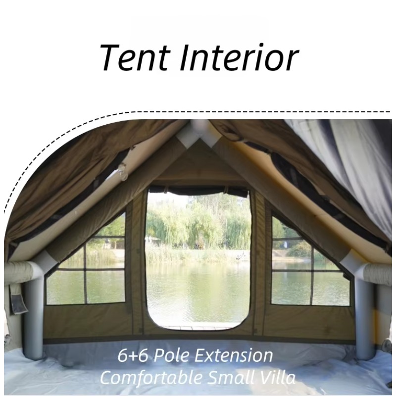 Carpa inflable para acampar al - Outdoor Camping Inflatable Tent reseña y precio