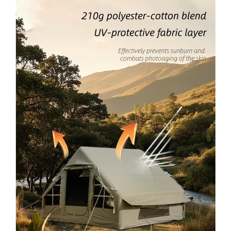 Carpa inflable para acampar al - Outdoor Camping Inflatable Tent reseña y precio