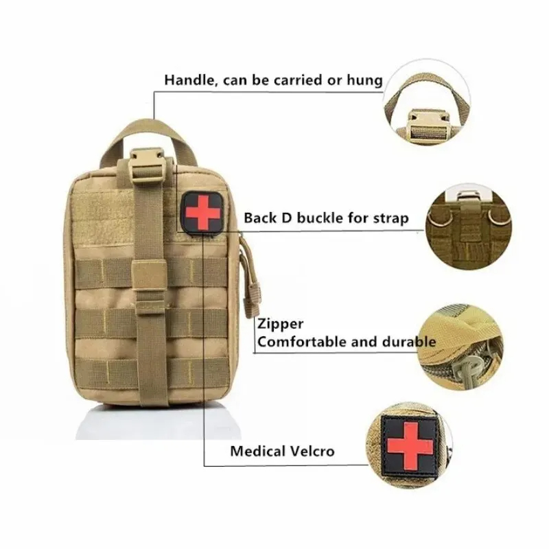 Kits de primeros auxilios táct - First Aid Kit Camping reseña y precio