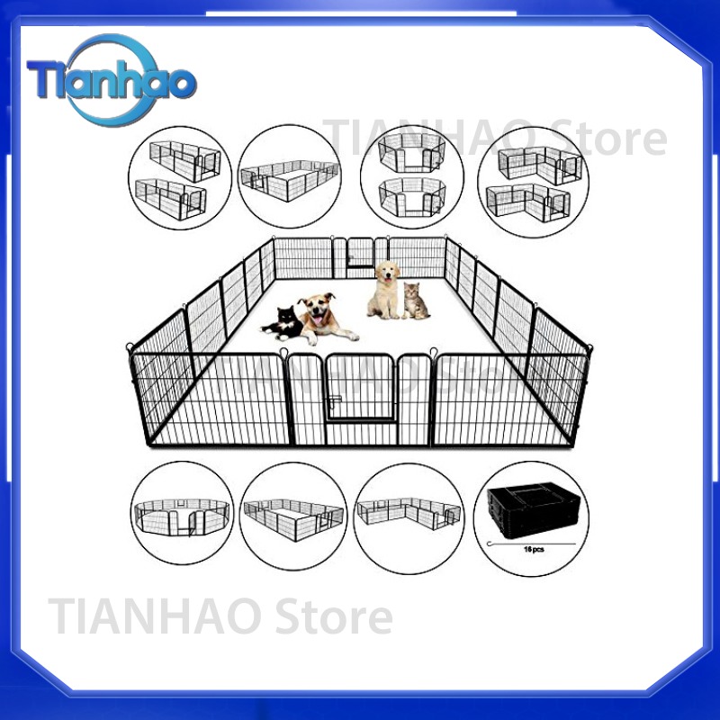 Corral para Mascotas, Valla pa - Outdoor Camping Dog Fence reseña y precio