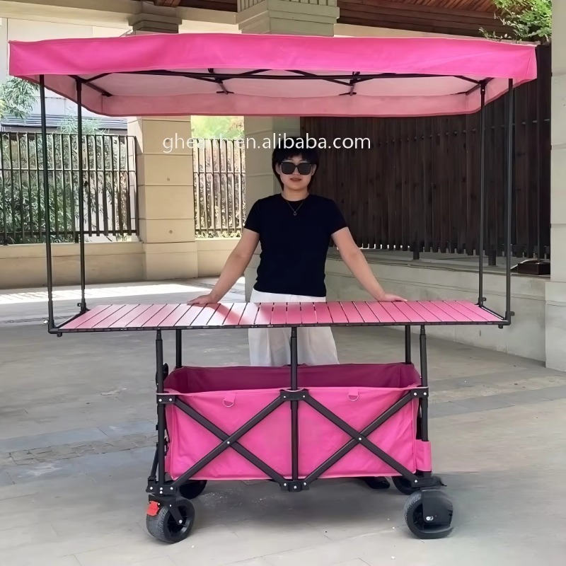 Carrito Plegable de Acero para - Outdoor Camping Trolley reseña y precio