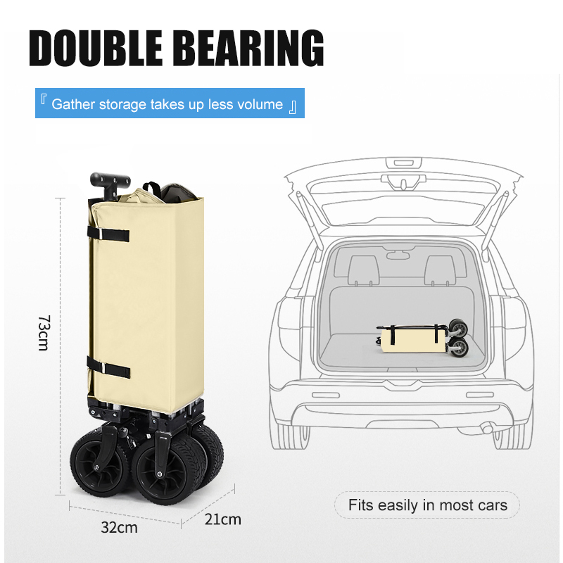 Carrito de Camping Plegable pa - Outdoor Camping Wagon reseña y precio