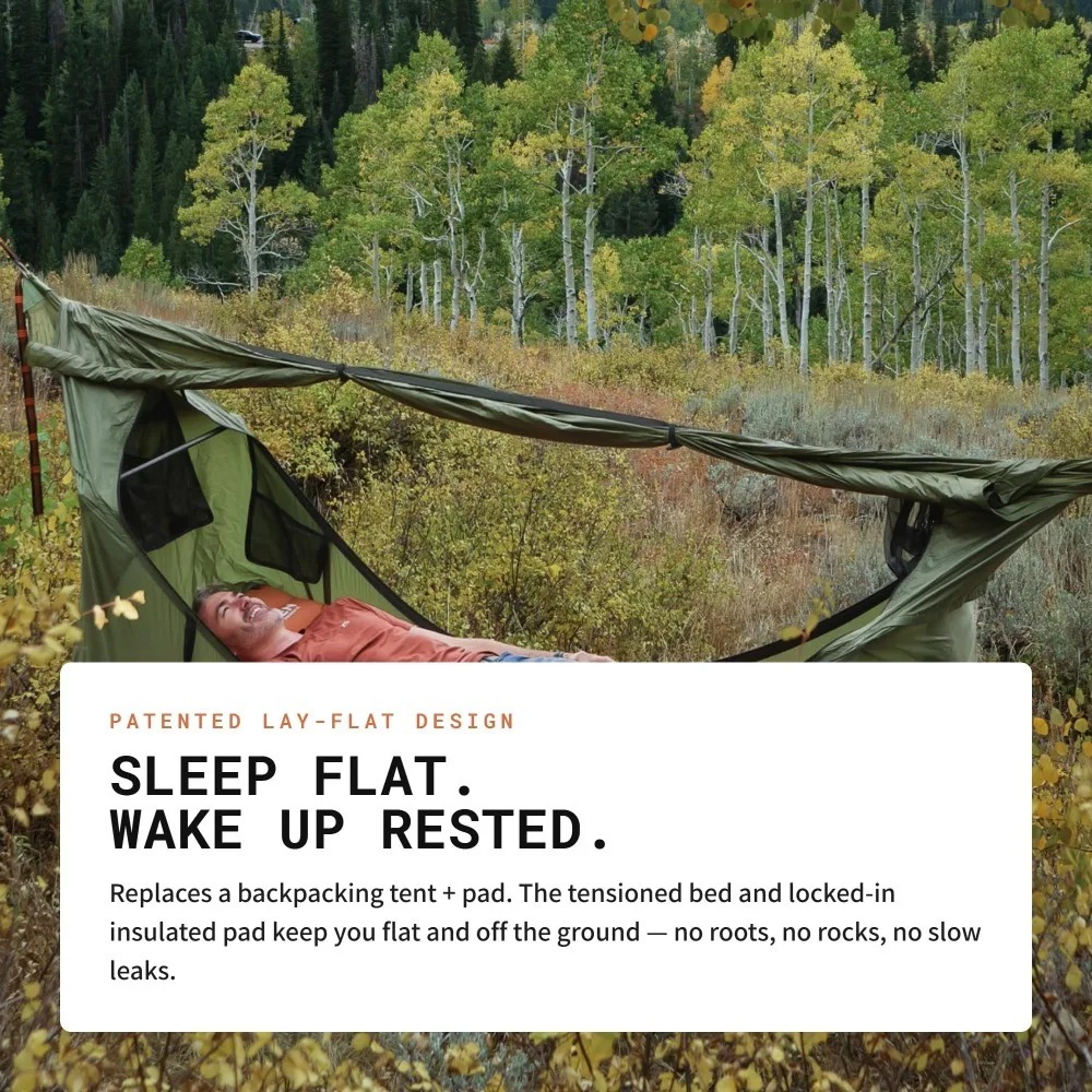 Hamaca Plana con Mosquitera, T - Outdoor Camping Hammock reseña y precio