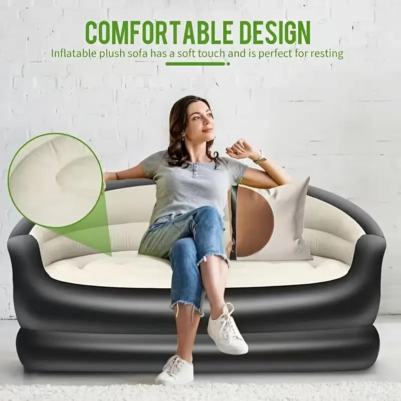 Cama inflable portátil para ex - Outdoor Camping Recliner reseña y precio