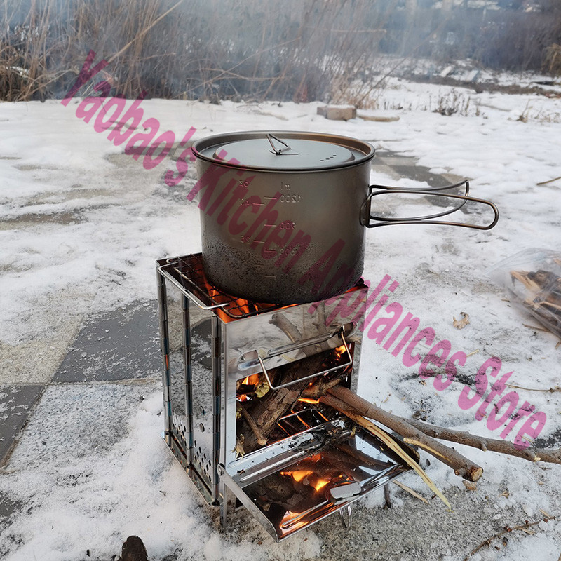 Estufa de Leña Portátil Desmon - Outdoor Camping Stove Wood reseña y precio