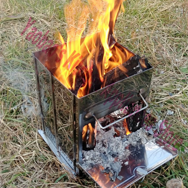 Estufa de Leña Portátil Desmon - Outdoor Camping Stove Wood reseña y precio