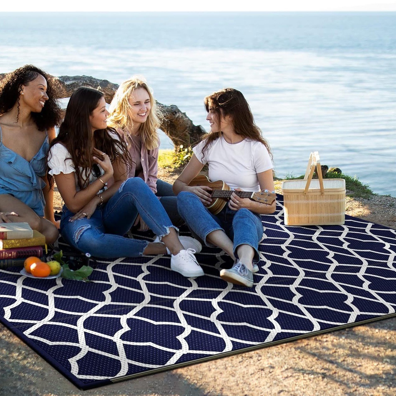 Alfombra exterior para caravan - Outdoor Camping Rugs reseña y precio