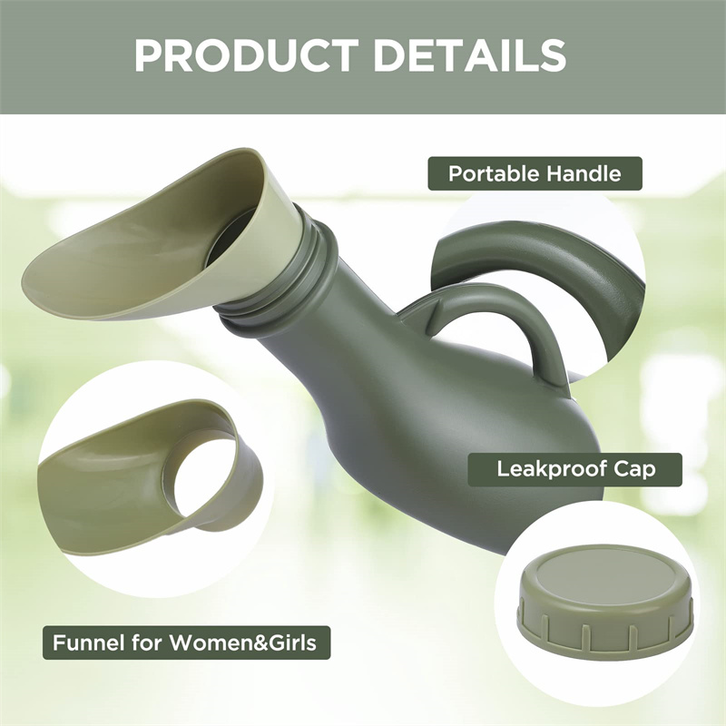 Urinario portátil de 1000ml, u - Outdoor Camping Urinal reseña y precio