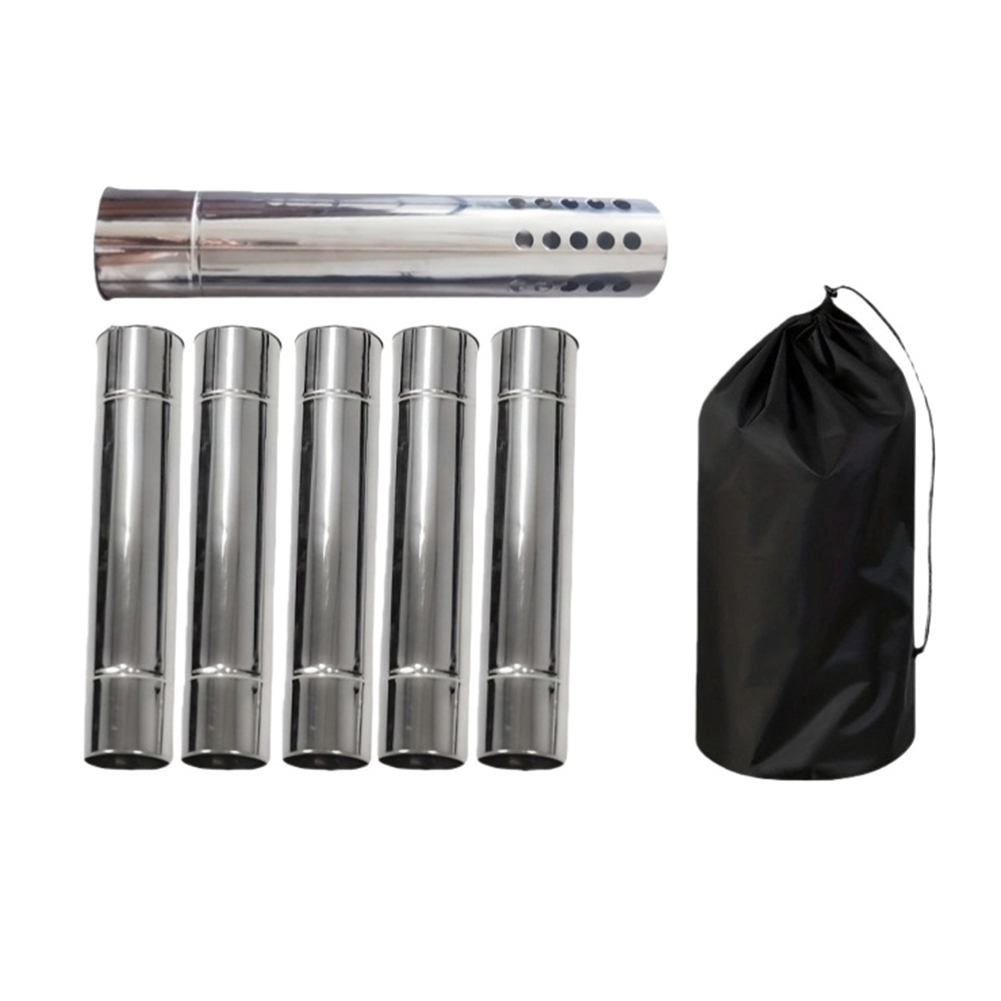 Kit de Tubos de Humo de Acero  - Outdoor Camping Stove Wood reseña y precio