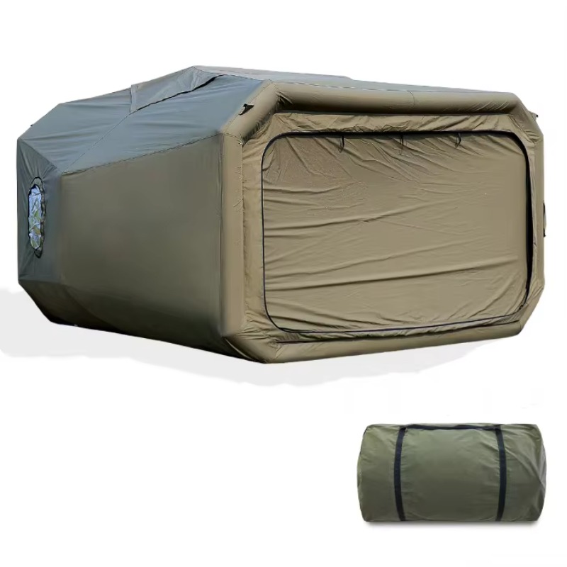 Tienda de campaña con estructu - Outdoor Camping Inflatable Tent reseña y precio