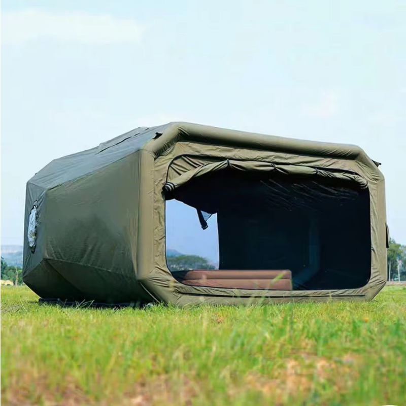 Tienda de campaña con estructu - Outdoor Camping Inflatable Tent reseña y precio