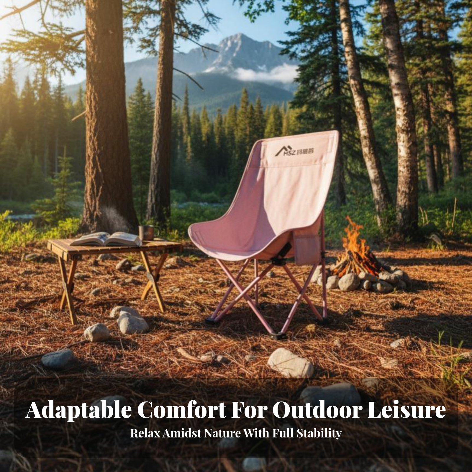 Silla Plegable de Malla con Re - Outdoor Camping Recliner reseña y precio