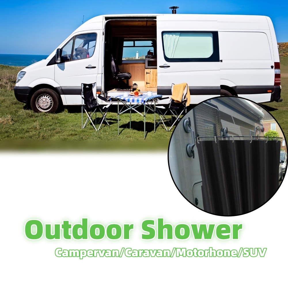 Cortina de ducha para acampar  - Outdoor Camping Showers reseña y precio