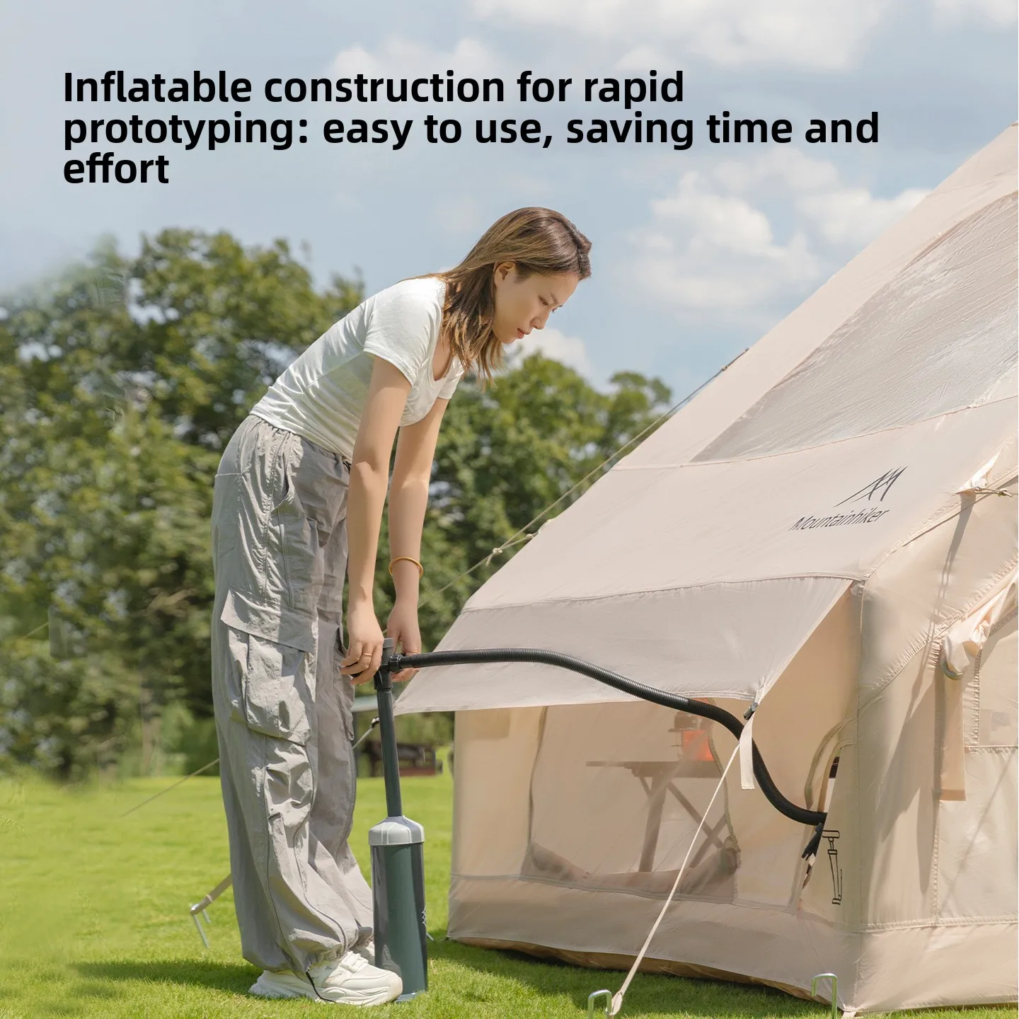 Carpa Inflable MOUNTAINHIKER N - Outdoor Camping Inflatable Tent reseña y precio