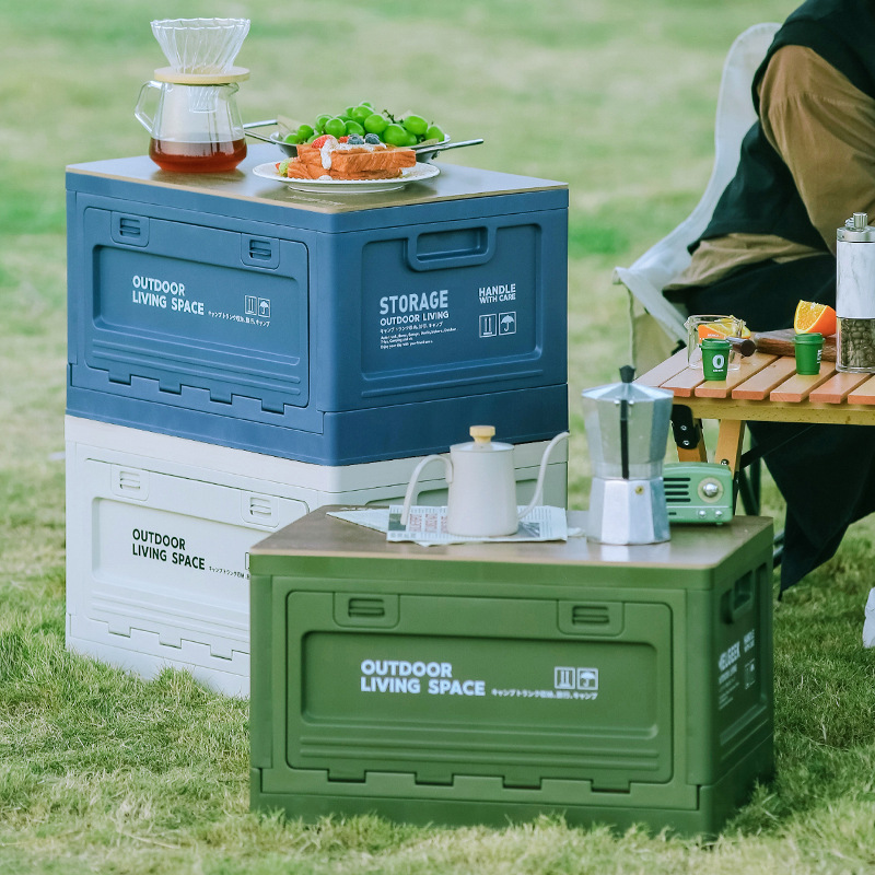 Caja de almacenamiento plegabl - Outdoor Camping Bin reseña y precio