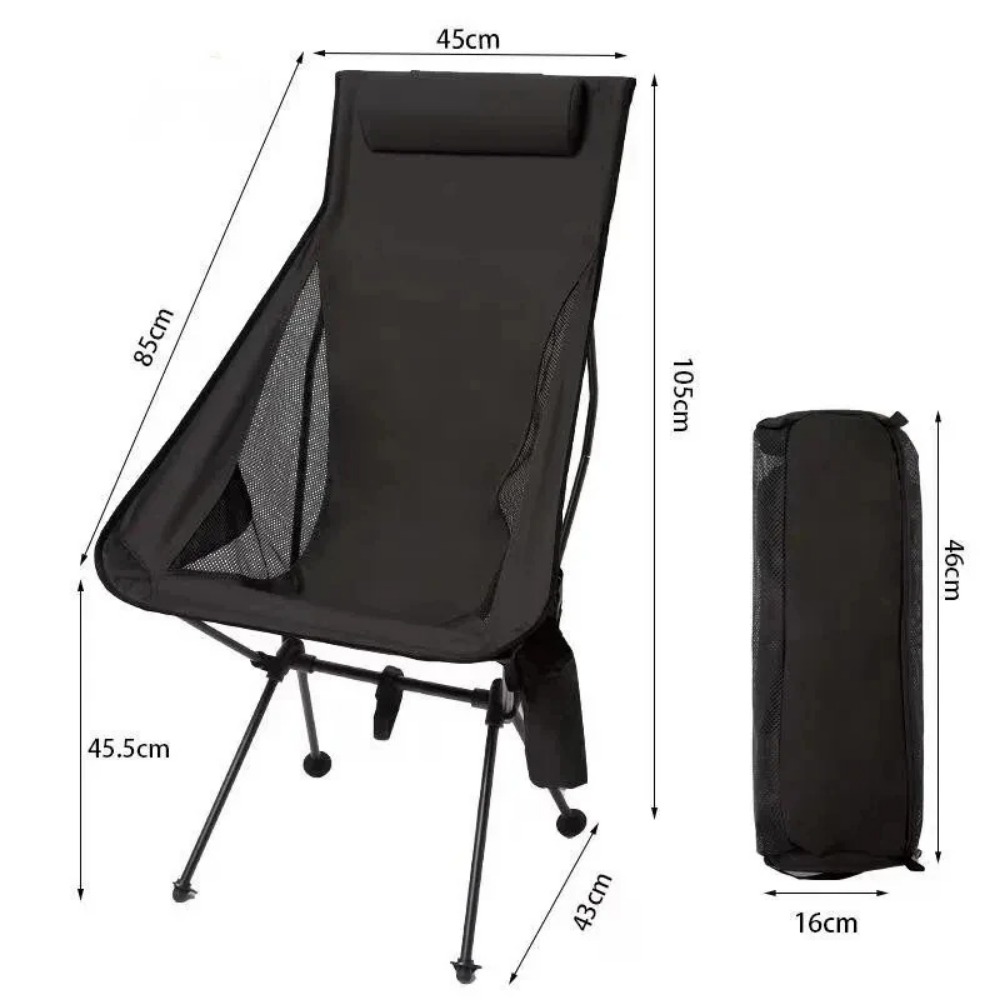 Silla Plegable Portátil Tipo L - Outdoor Camping Recliner reseña y precio