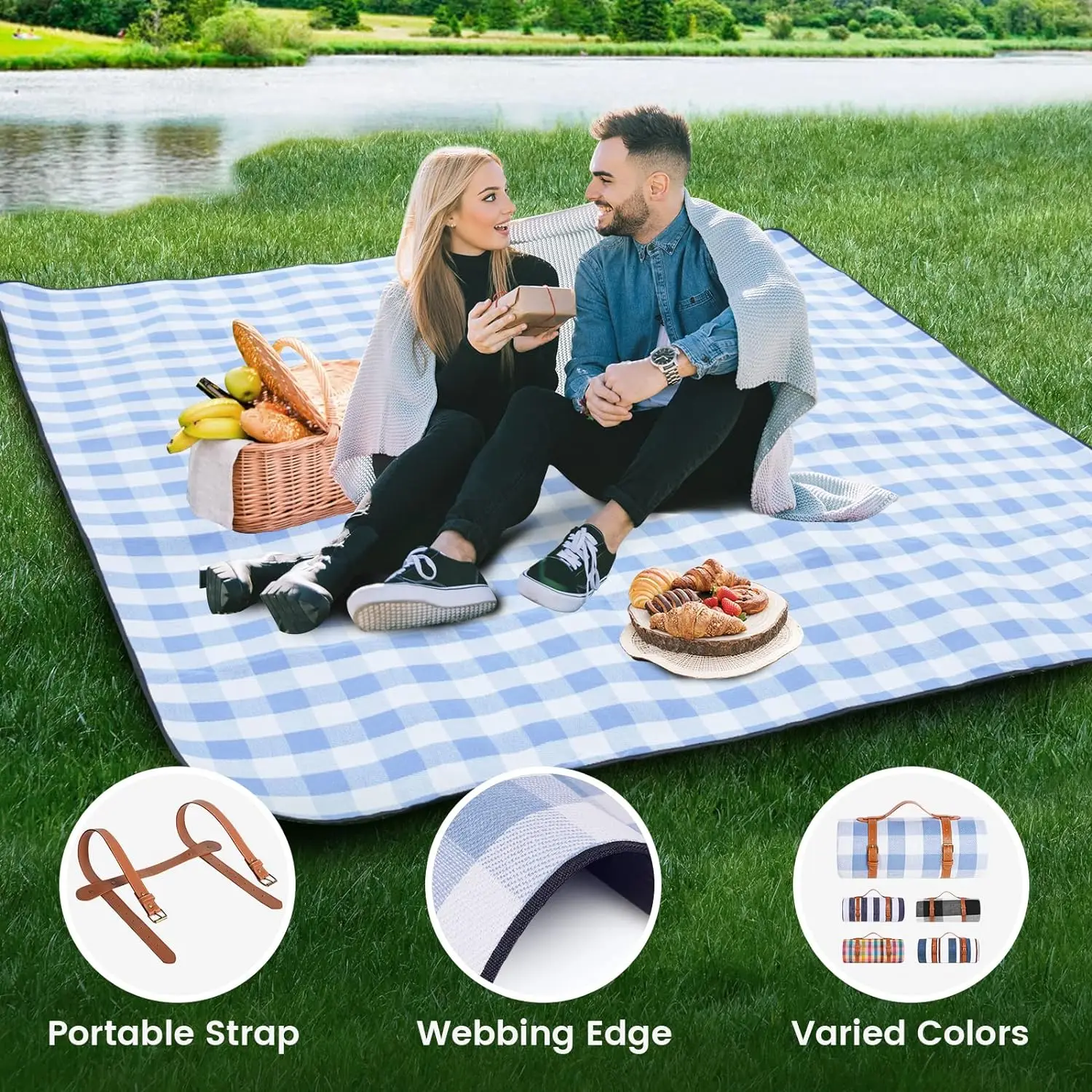 Manta de Picnic ZHUOHUA Extra  - Outdoor Camping Rugs reseña y precio
