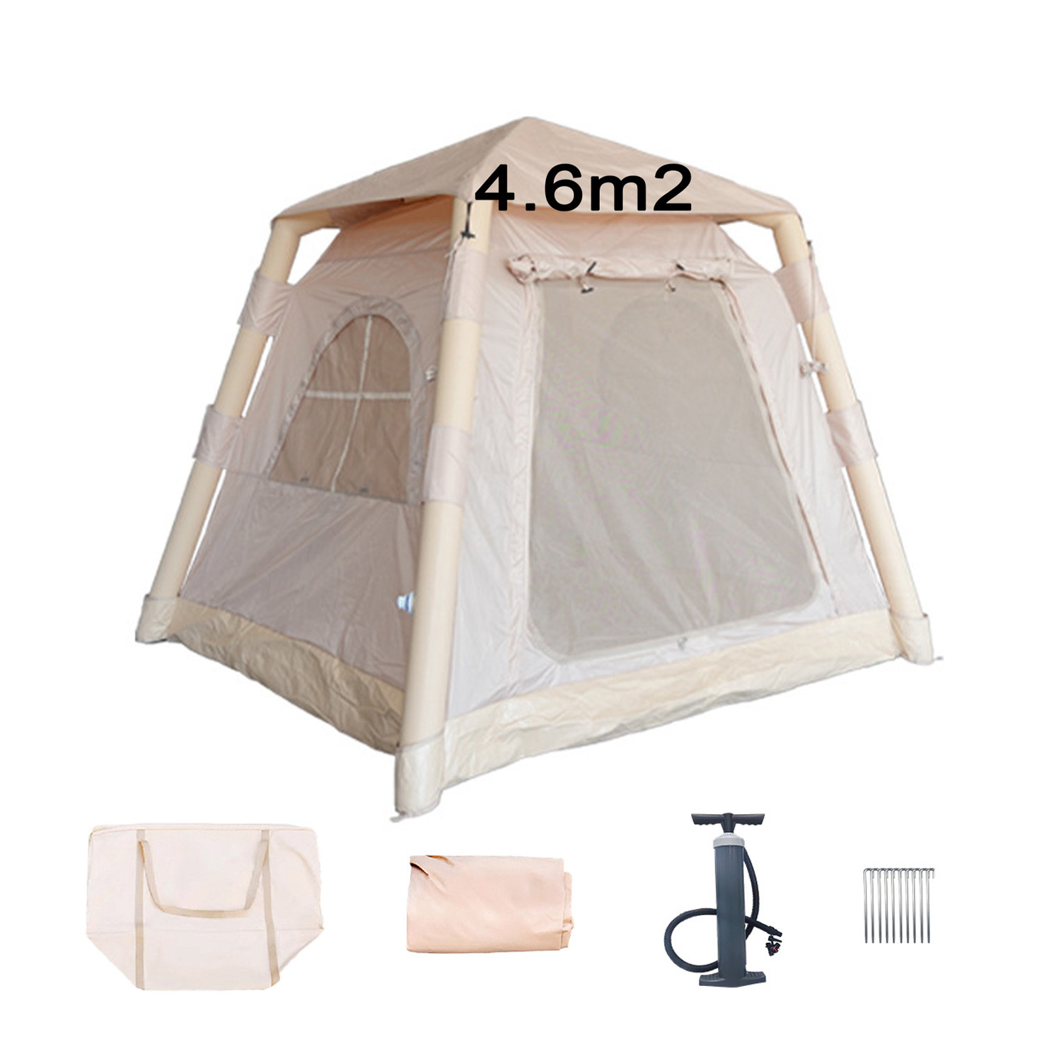 Carpa Inflable Ligera de 4.6 m - Outdoor Camping Inflatable Tent reseña y precio