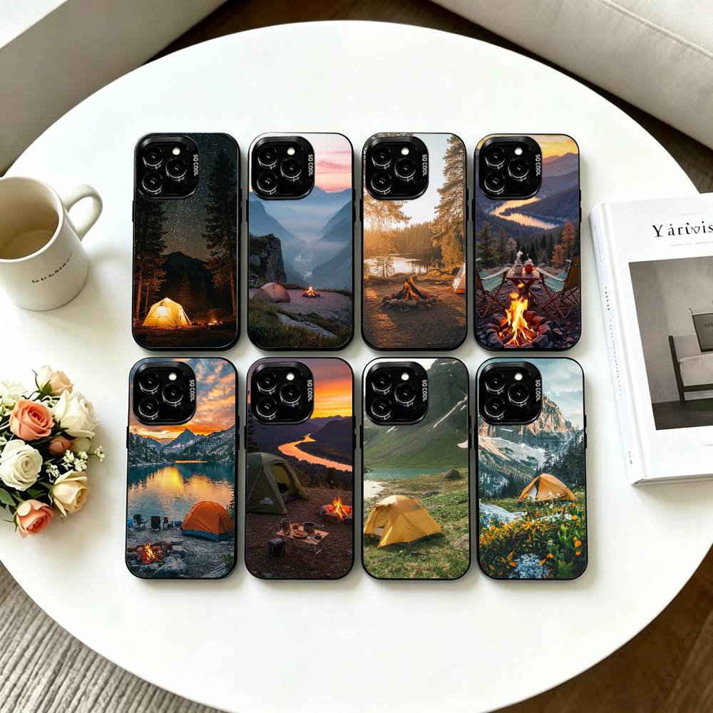 Funda para Teléfono con Diseño - Outdoor Camping Quotes reseña y precio