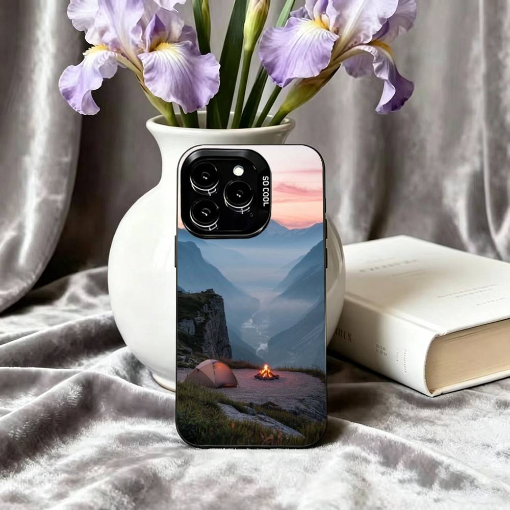 Funda para Teléfono con Diseño - Outdoor Camping Quotes reseña y precio