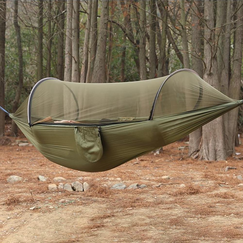 Hamaca automática de montaje r - Outdoor Camping Hammock reseña y precio