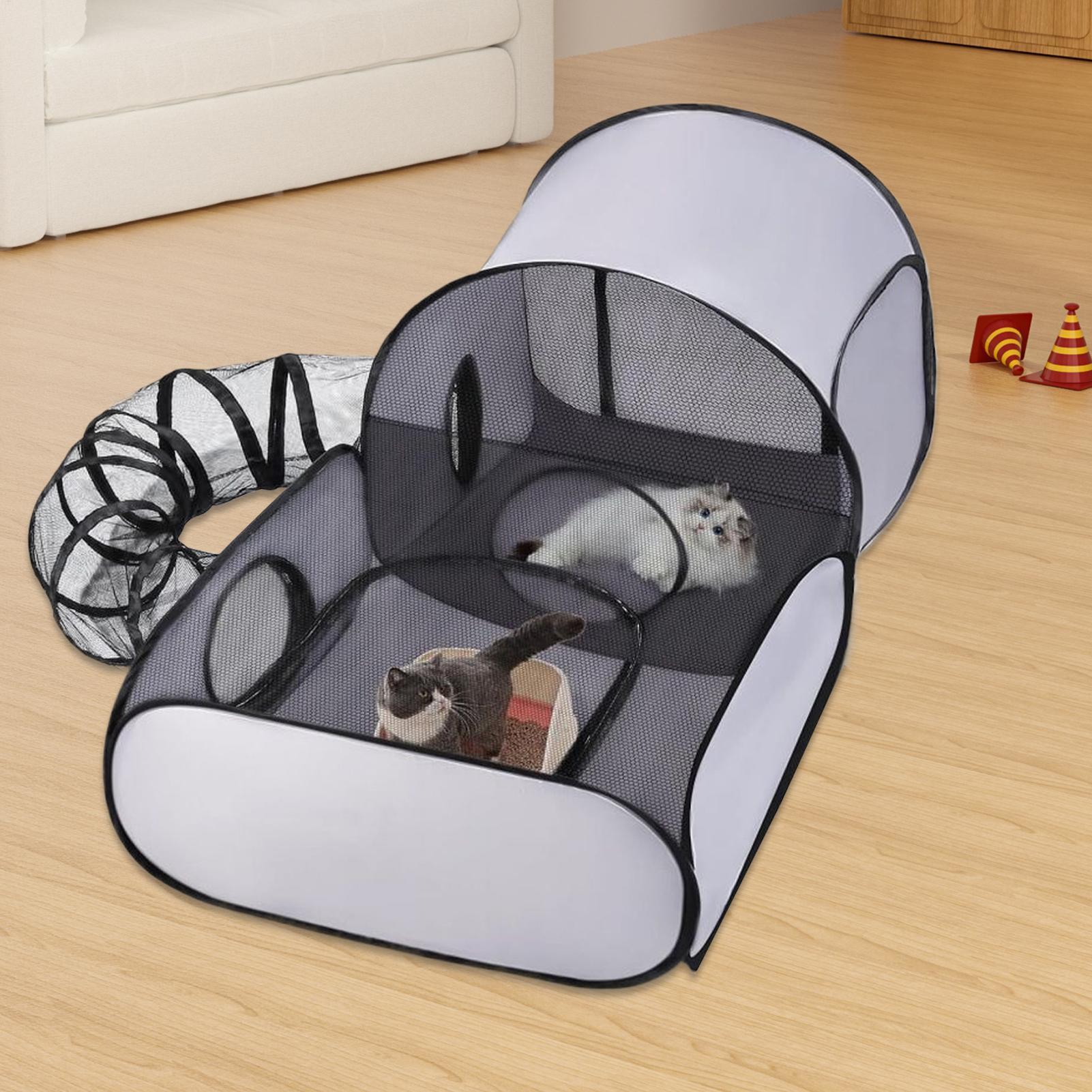 Valla para perros 2025 con tún - Outdoor Camping Dog Fence reseña y precio
