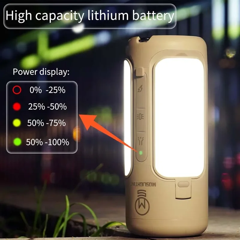 MOSLIGHTING-altavoz portátil c - Zd Outdoor Camping reseña y precio